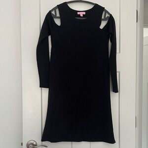 Lilly Pulitzer Black Cutout Dress